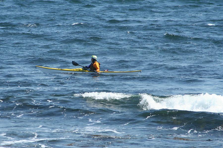 Solo Kayak Photograph by Barbara S Nickerson