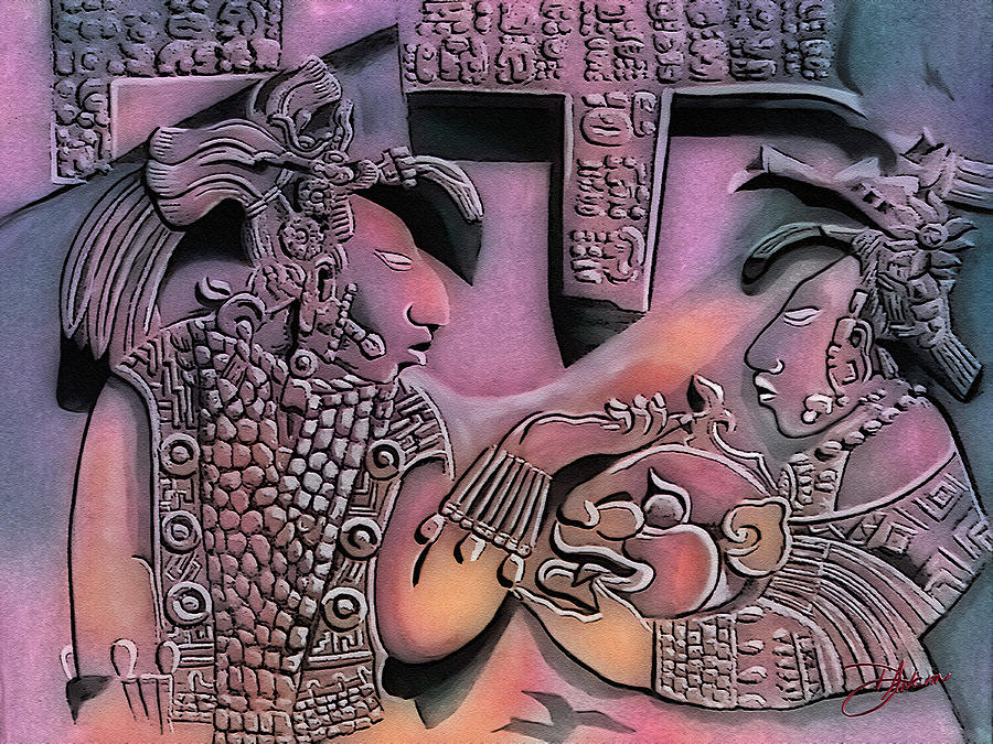 Mayan Digital Art - Solo Maya OR by Dancin Artworks