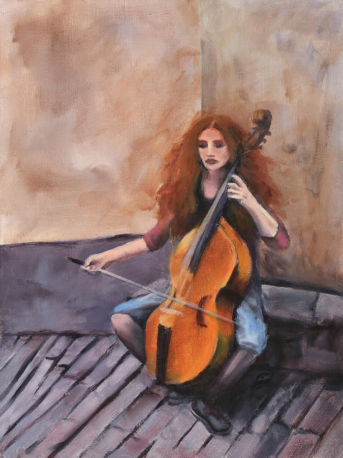 Solo Serenade Painting by Sandi Snead