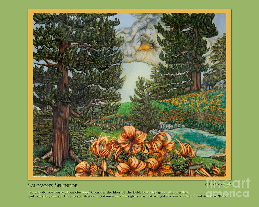 Tree Painting - Solomons Splendor by Lisa  Albinus