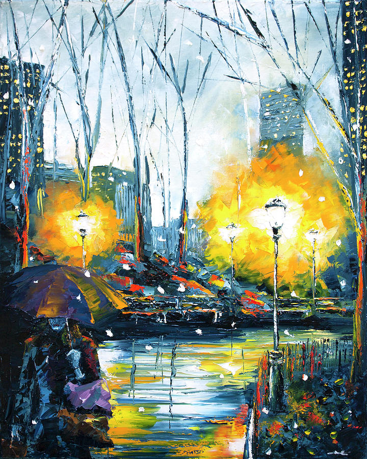 Solstice in the City, vol.1 Painting by Nelson Ruger