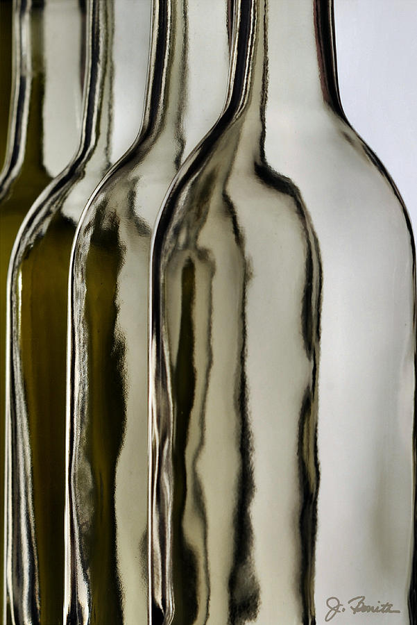 Somber Bottles Photograph by Joe Bonita