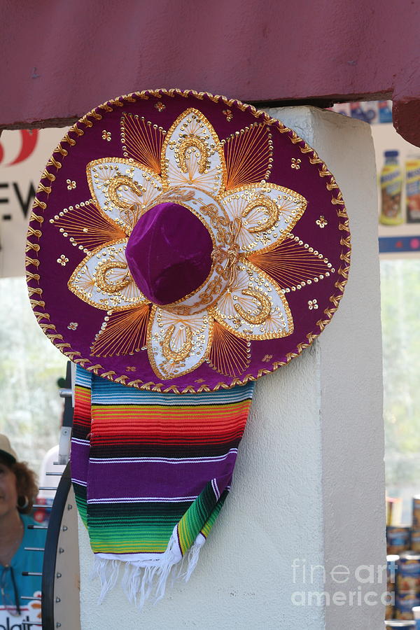 Sombrero Mexico Color  Photograph by Chuck Kuhn