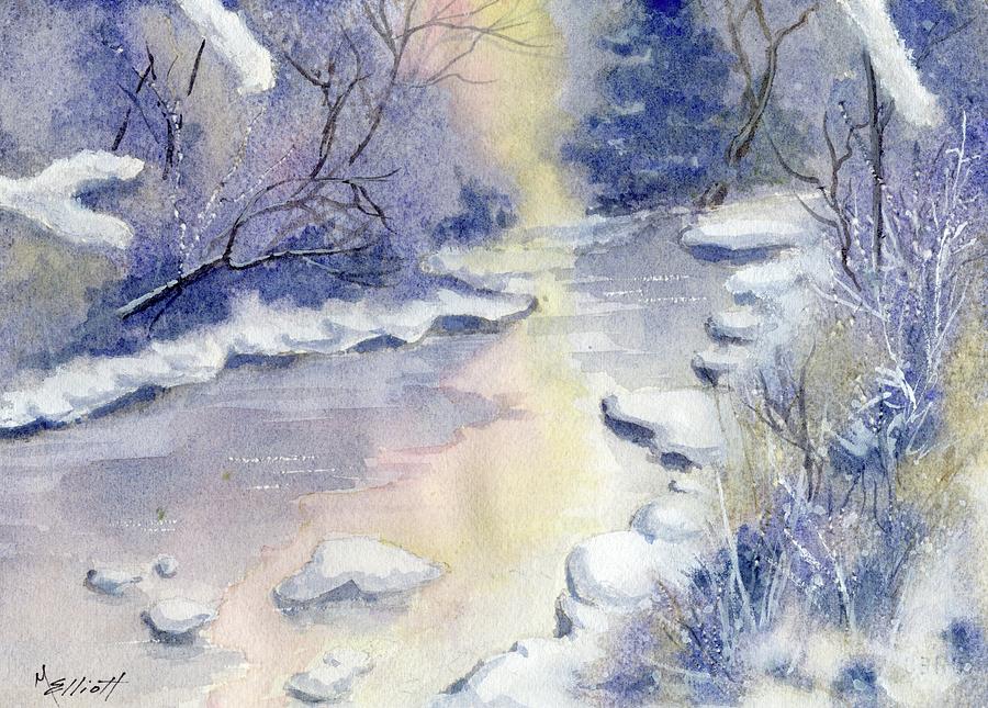 Winter Painting - Some Frosty Morning by Marsha Elliott