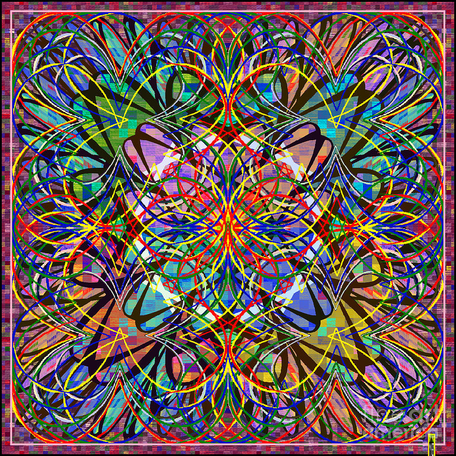 Some Symmetry 70 Digital Art by MKatz Brandt | Fine Art America