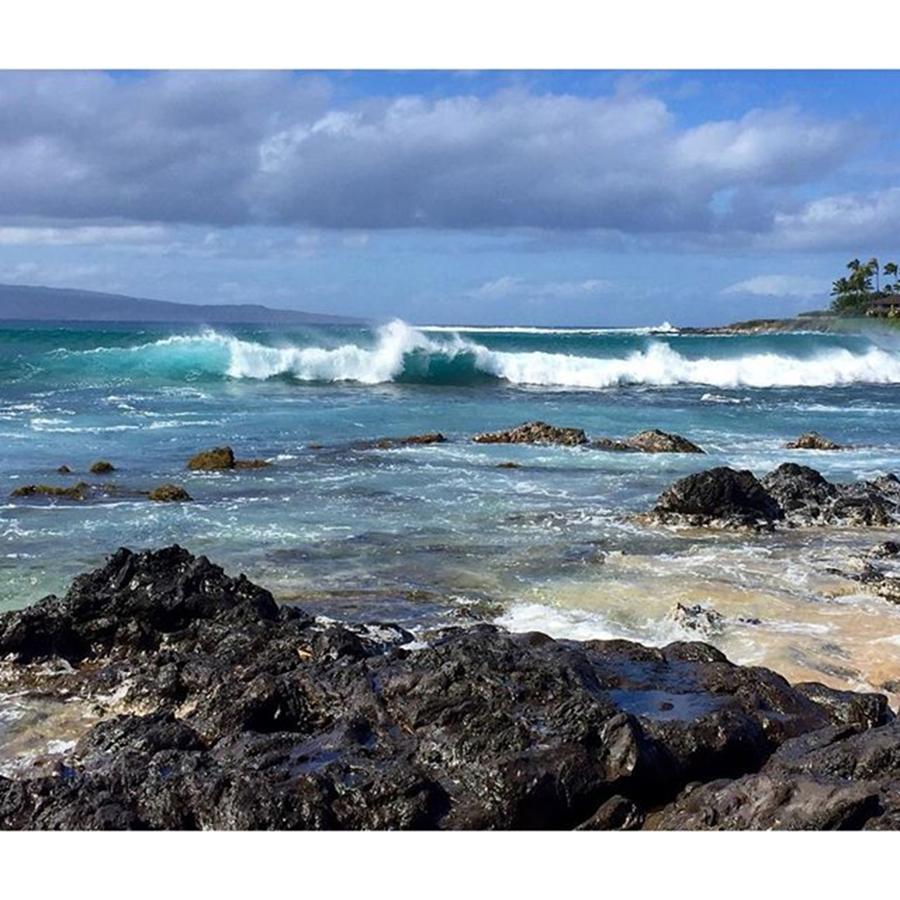 Maui Photograph - Some Wave Action At Napili Bay #maui by Darice Machel McGuire