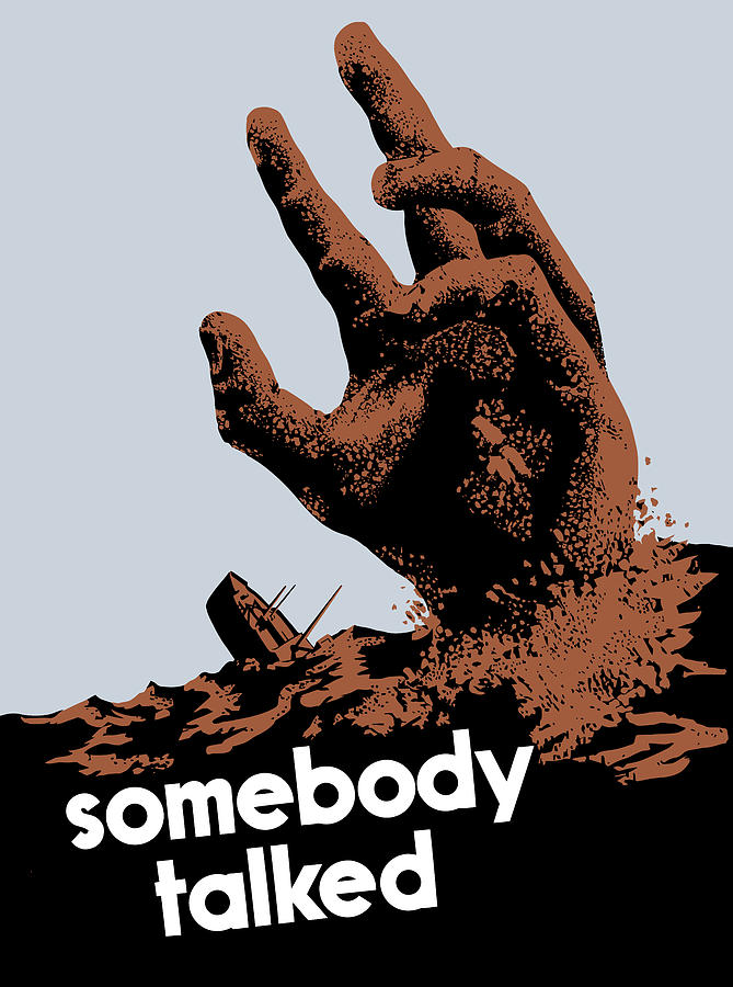 Somebody Talked - WW2 Painting by War Is Hell Store
