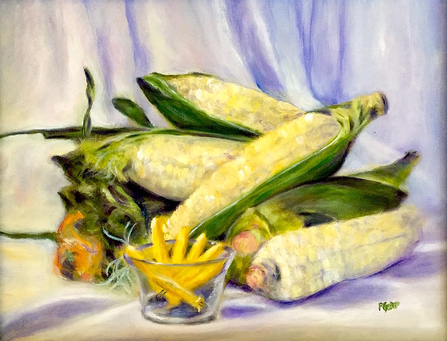 Something Corny Painting by Dr Pat Gehr