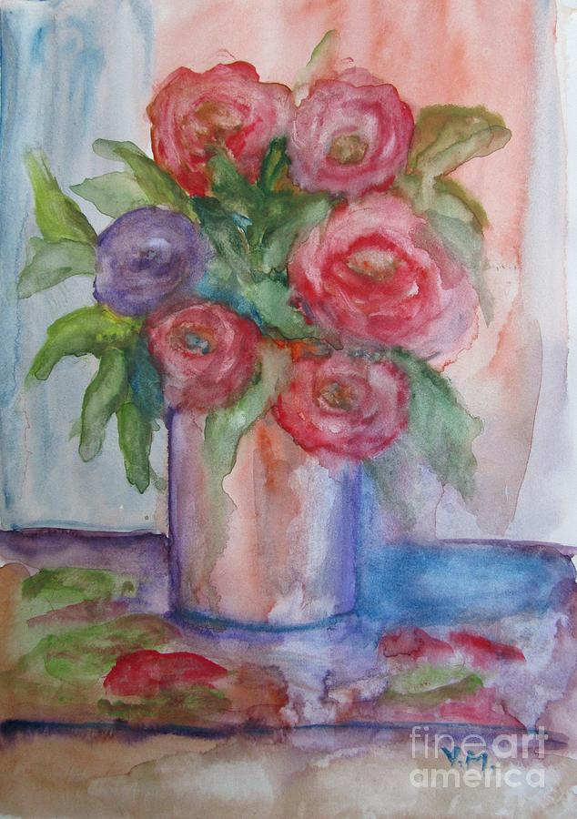 Flower Painting - Something nice by Vesna Martinjak