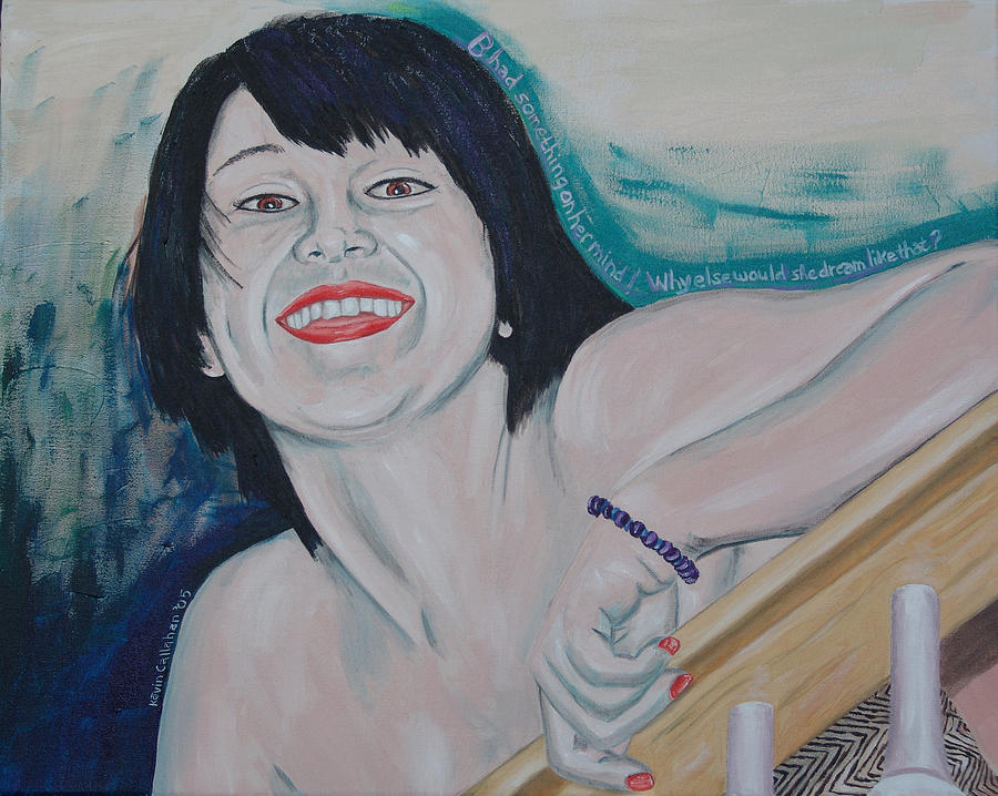 Kevin Callahan Painting - Something on her Mind by Kevin Callahan Kevin Callahan Painting - Something on her Mind by Kevin Callahan
