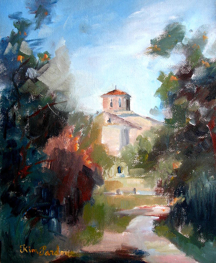 Somewhere in Charente Painting by Kim PARDON