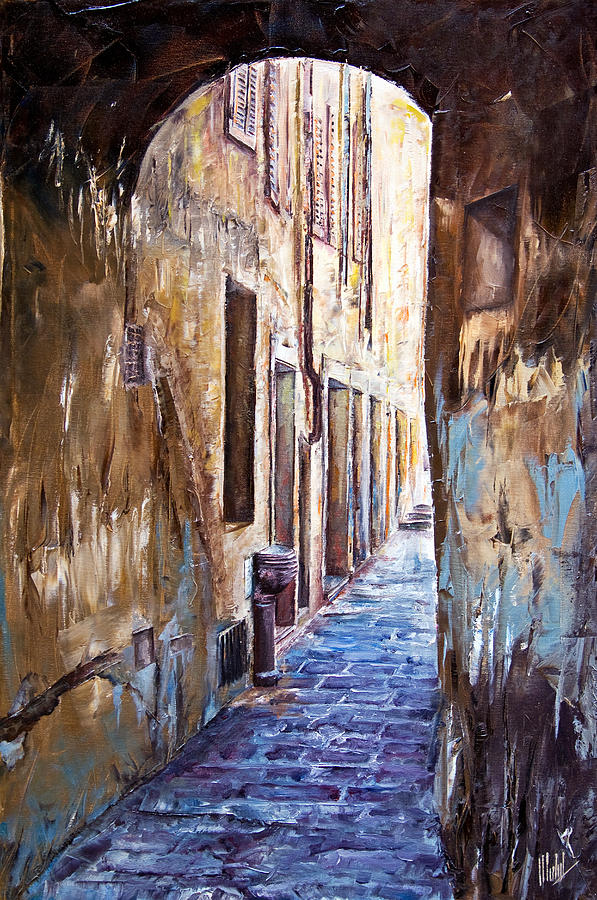 Somewhere in Florence Painting by Michelangelo Rossi