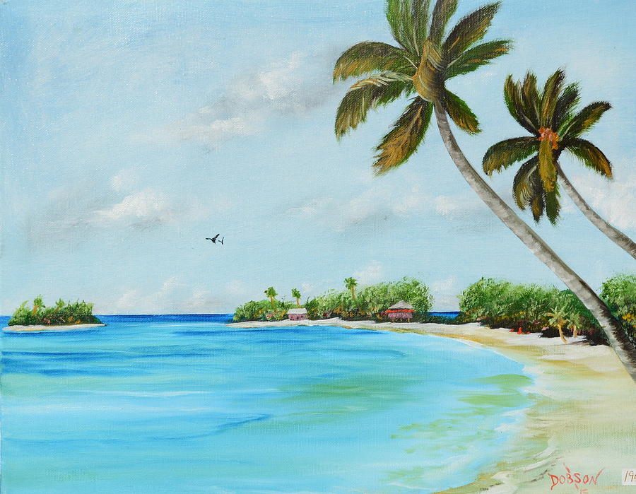 Somewhere In Paradise Painting by Lloyd Dobson