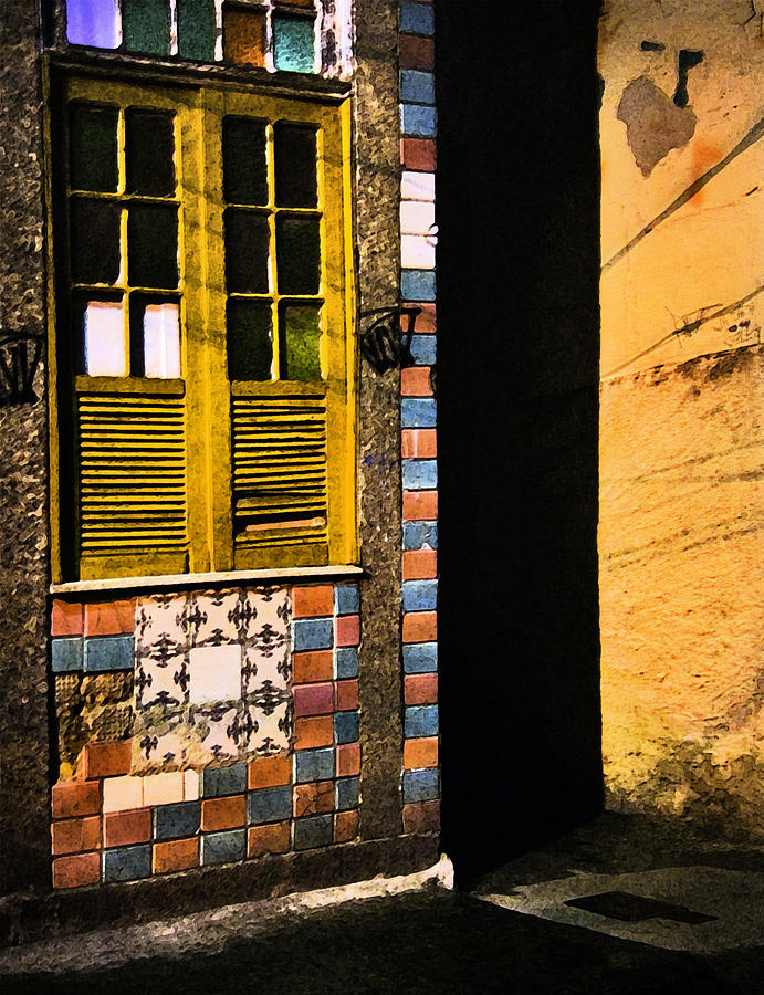 Fresco Photograph - somewhere in Rio 2 by Sergio Bondioni