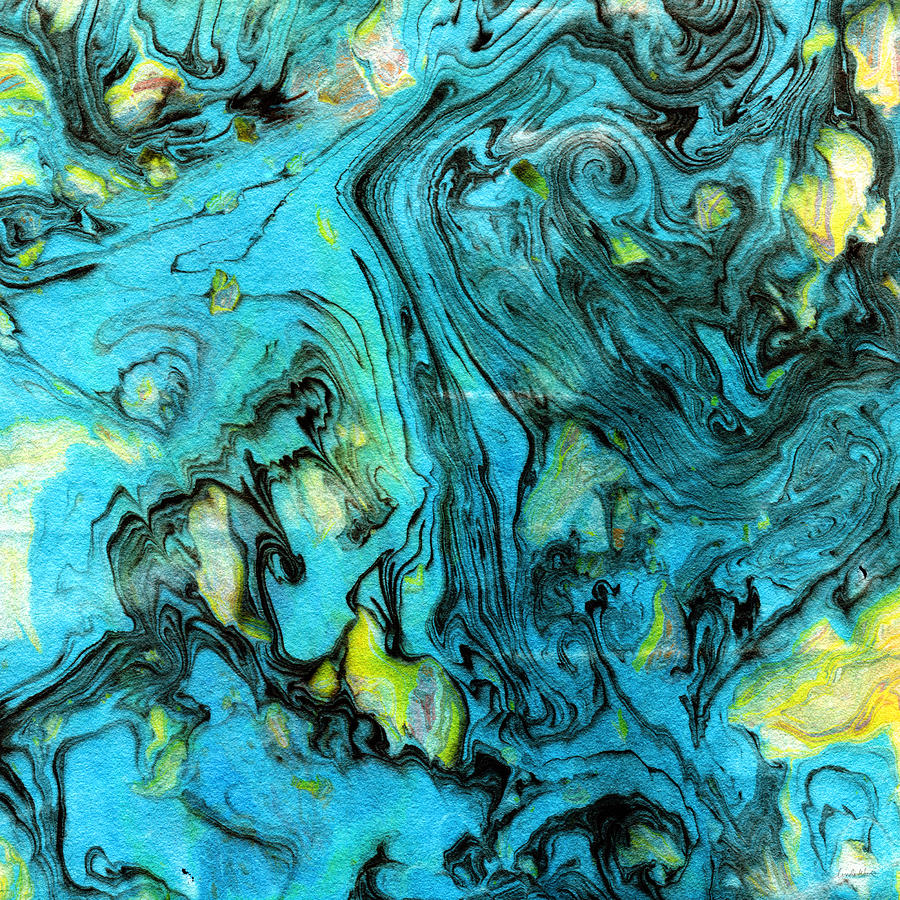 Abstract Painting - Somewhere New 6- Art by Linda Woods by Linda Woods