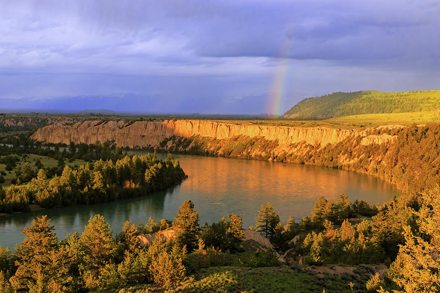 Somewhere Over the Flathead River Photograph by Jack Bell
