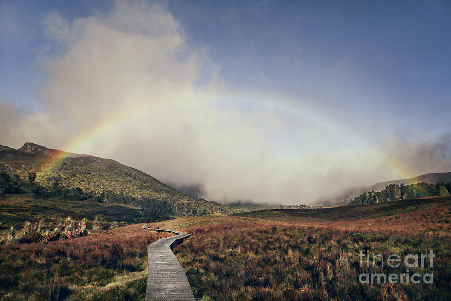 Nature Photograph - Somewhere Over The Rainbow by Evelina Kremsdorf
