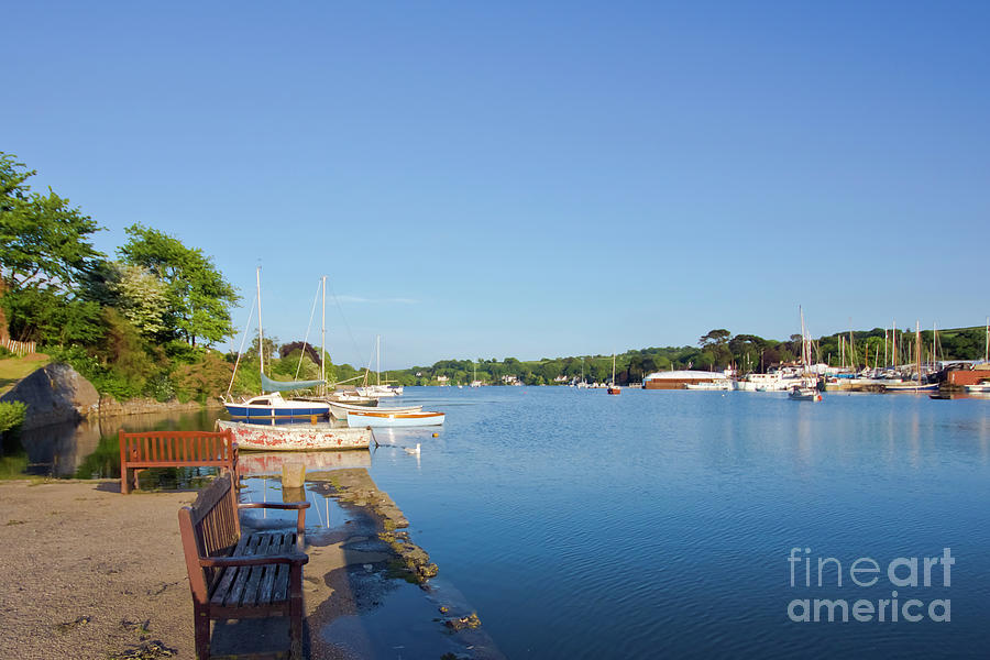 Inspirational Photograph - Somewhere to Sit in Mylor Bridge by Terri Waters
