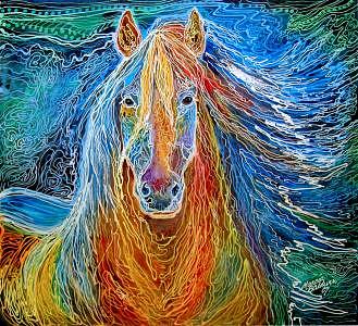 SON Of MIDNIGHTSUN Painting by Marcia Baldwin