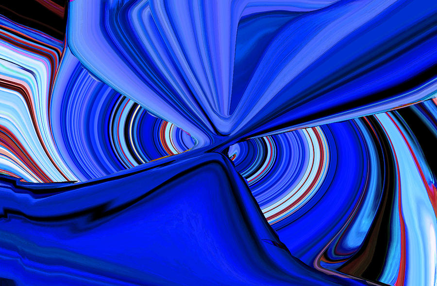 Sonar Blu Digital Art by Phillip Mossbarger