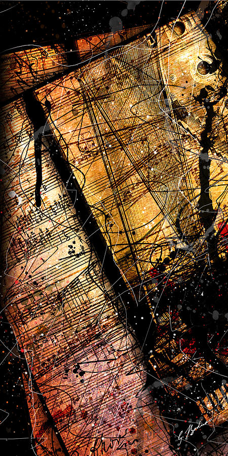 Sonata In Ace Minor Panel 2 Digital Art by Gary Bodnar