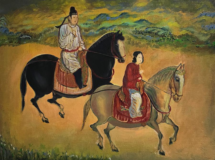 Song Dynasty Memories Painting by Liwa Liu-Chapman - Fine Art America