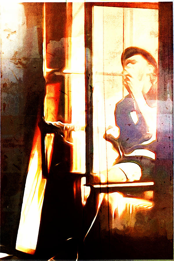 Songwriter at the Window Digital Art by Andrea Barbieri