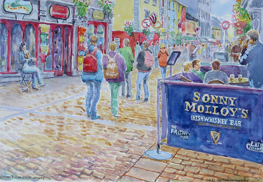 Sonnys High Street Galway Painting