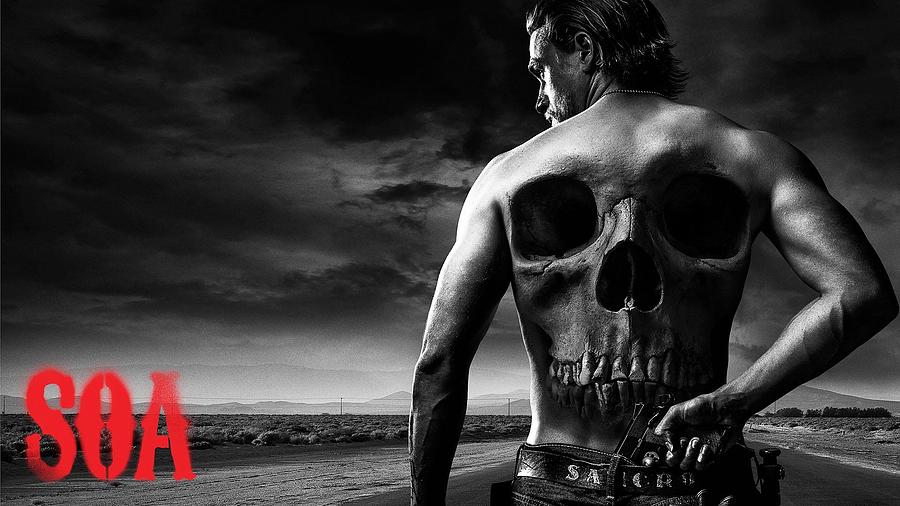 Fountain Digital Art - Sons Of Anarchy  by Maye Loeser