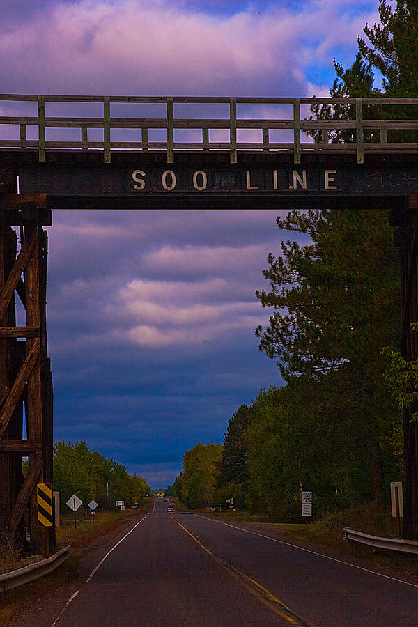 Soo Line Railroad Photograph - Soo Line Railroad by Laurie Prentice