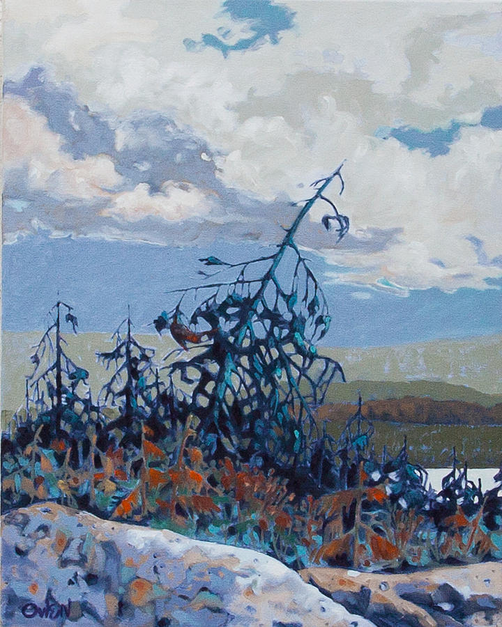 Sooke Basin 5  Painting by Rob Owen