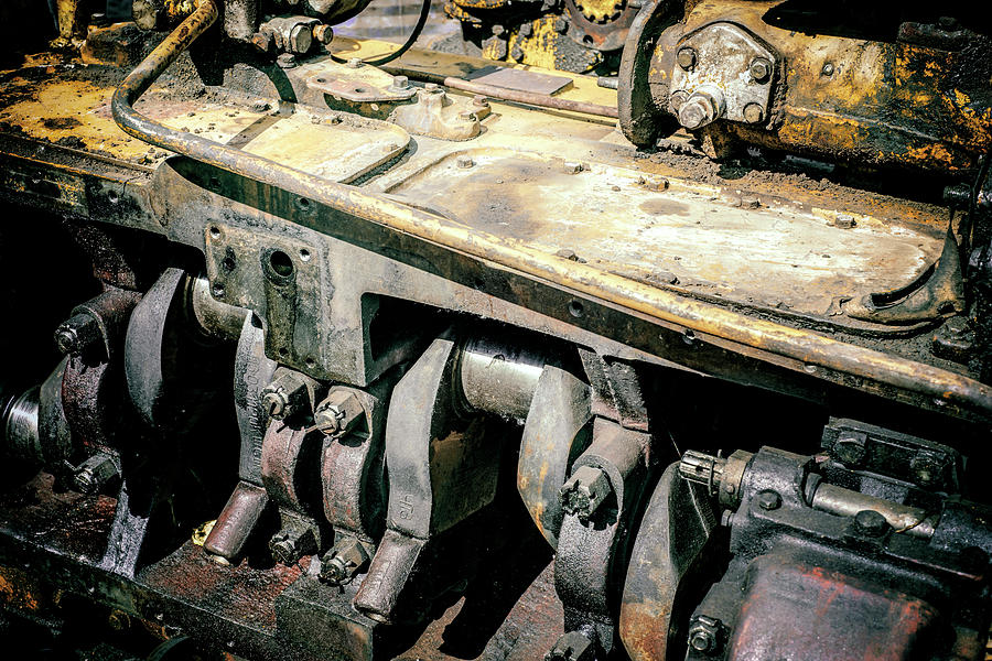 Soot Machine Engine Block Photograph by John Williams