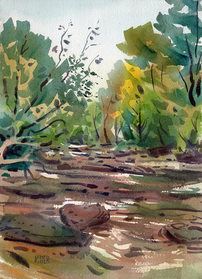 Sope Creek Painting - Sope Creek Nine by Donald Maier
