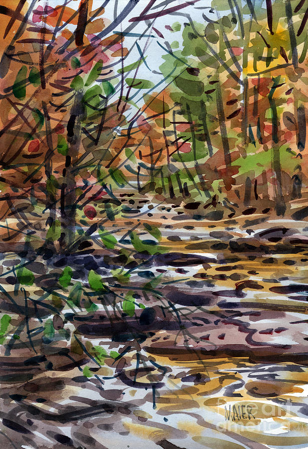 Sope Creek Painting - Sope Creek One by Donald Maier