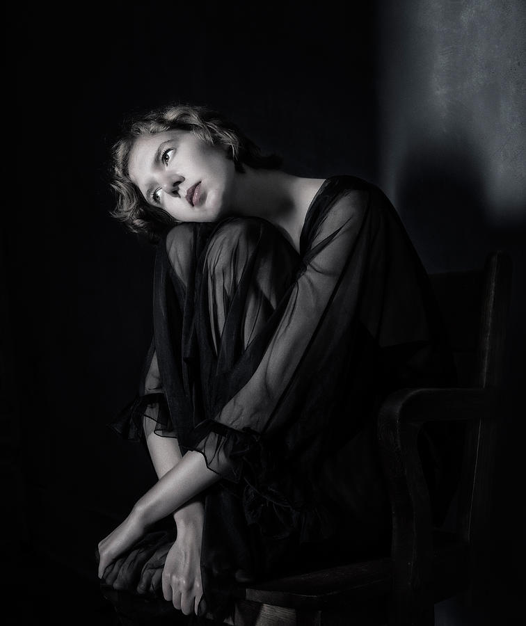 Black And White Photograph - Sophia by Derek Galon
