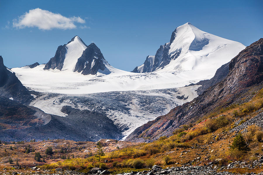 Sophia Glacier. Altai Photograph by Victor Kovchin