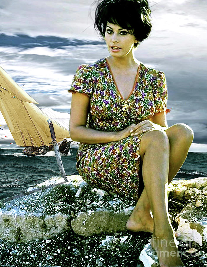 Sophia Loren Mixed Media - Sophia Loren by Thomas Pollart