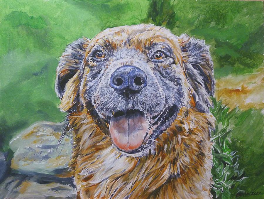 Sophie Painting by Bryan Bustard