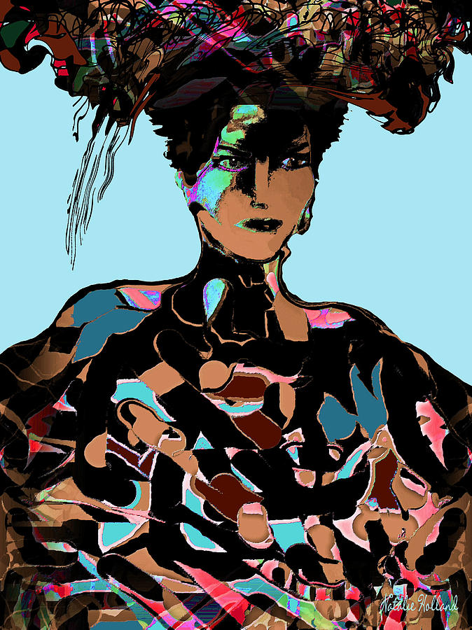 Sophisticated Woman Mixed Media by Natalie Holland