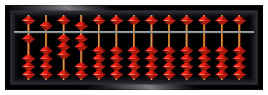 Soroban Japanese abacus Digital Art by Peter Hermes Furian - Fine Art ...