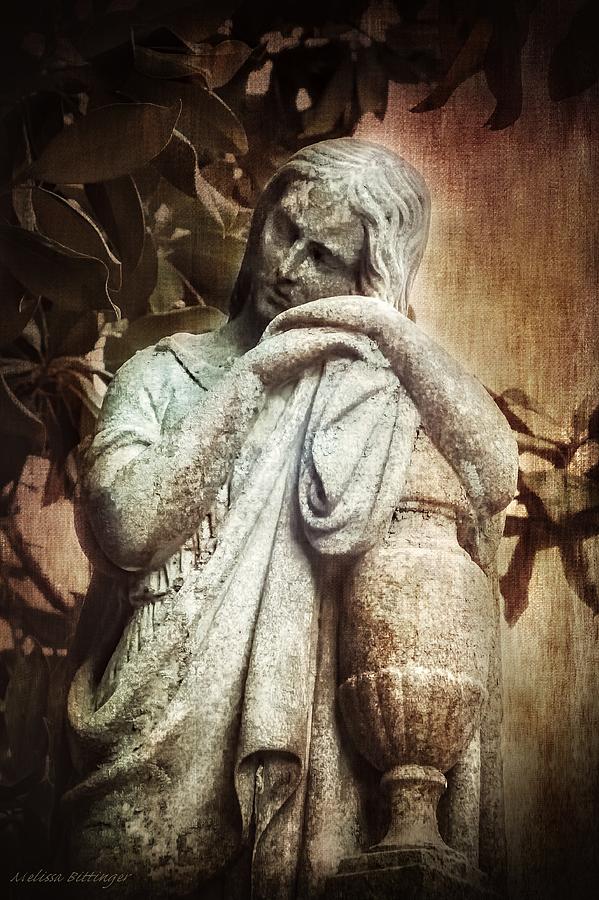 Sorrow Angel Grieving Photograph by Melissa Bittinger