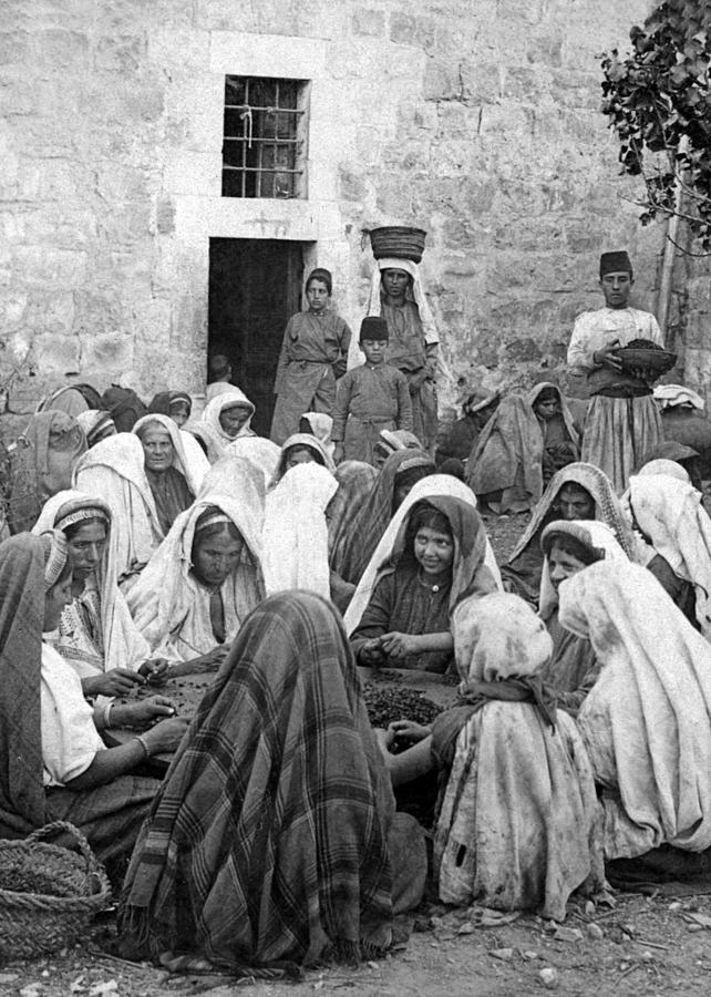 Sorting Raisins 1905 Photograph by Munir Alawi