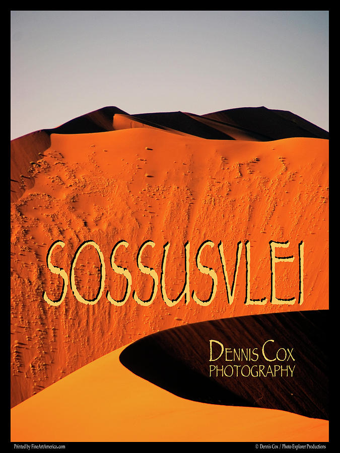 Sossusvlei Travel Poster Photograph