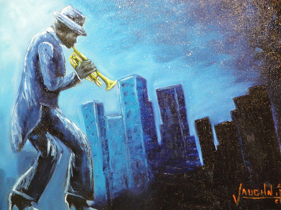 Music Painting - Soul City by Charles Vaughn