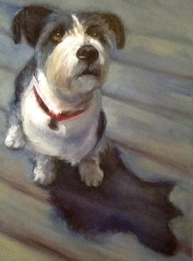 Soul Dog Aka Otis Grilli Painting by Cynthia Mozingo Soul Dog Aka Otis Grilli Painting by Cynthia Mozingo