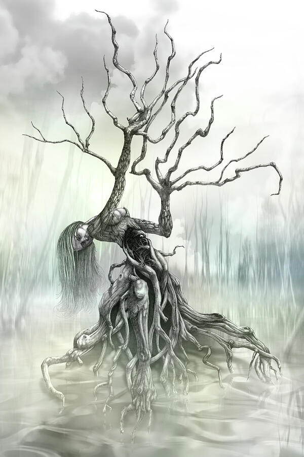 Tree Digital Art - Soul Erosion by Jason Wojcik