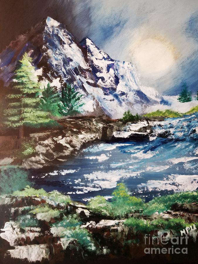 Soul of the Mountain Painting by Maria Urso