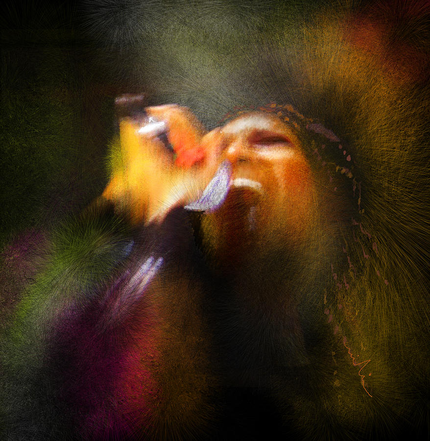 Elton John Painting - Soul Scream by Miki De Goodaboom