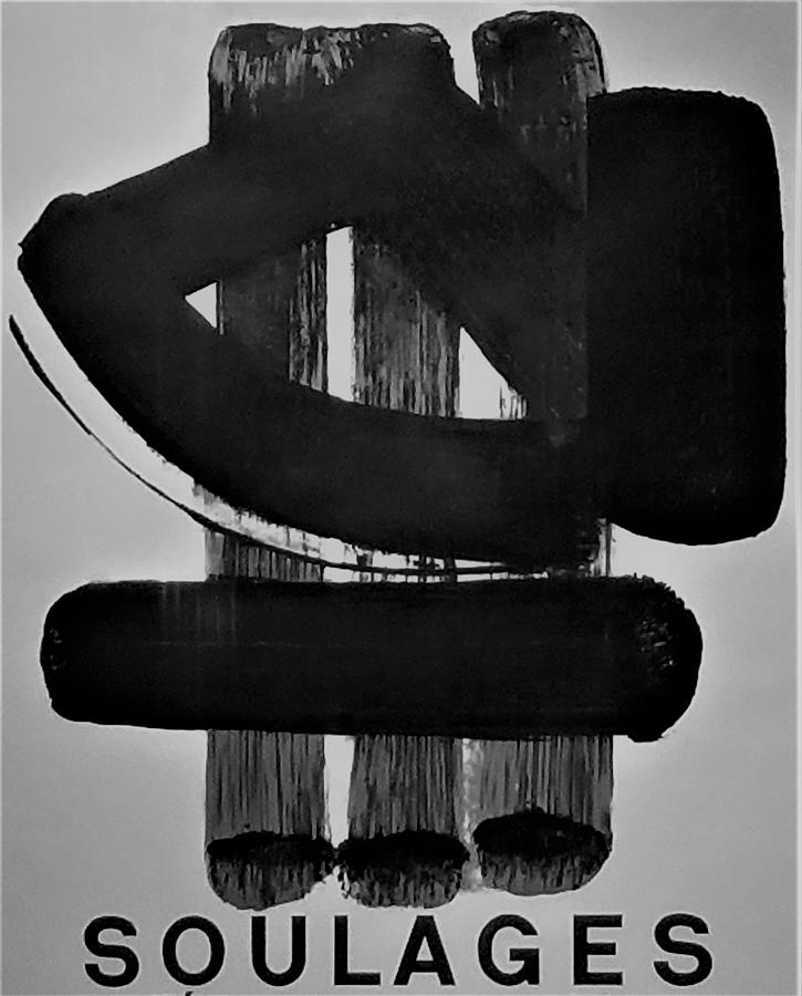 Soulages B W Photograph by Rob Hans