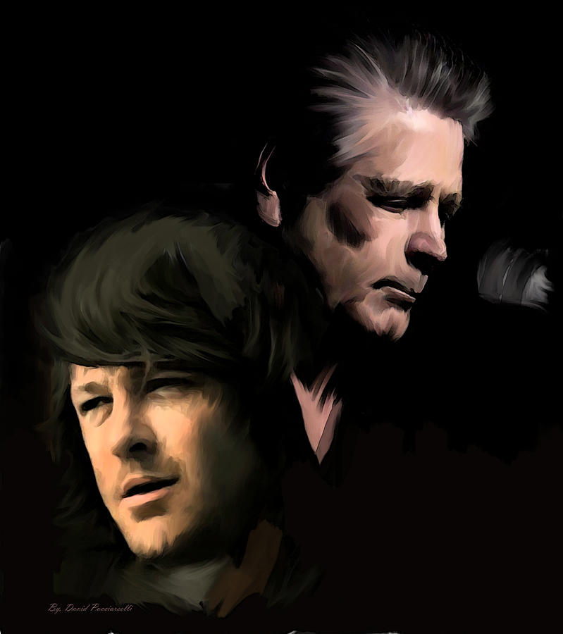 Soulful Genius Brian Wilson  Painting by Iconic Images Art Gallery David Pucciarelli